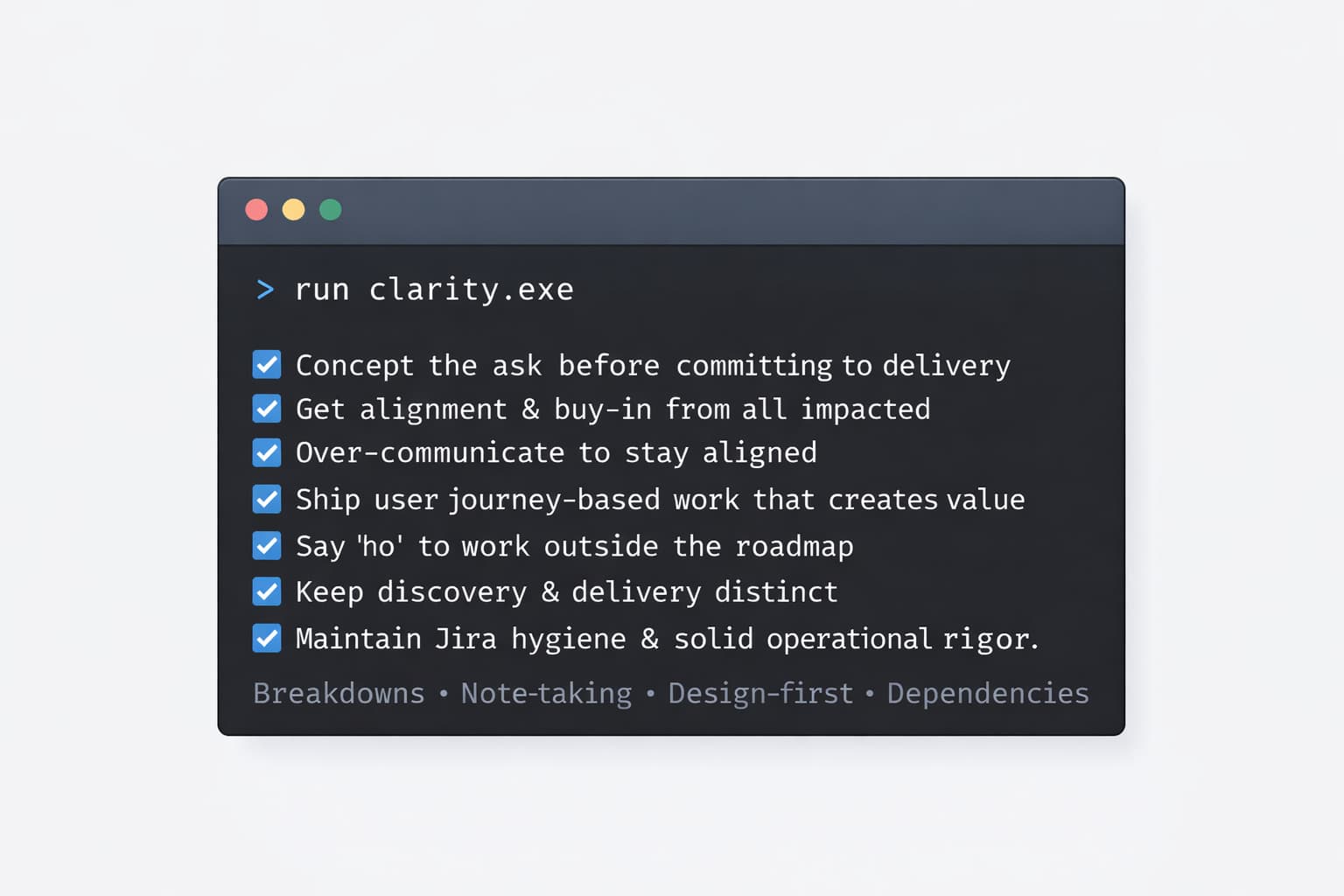 How I Execute on Executive Initiatives — cover